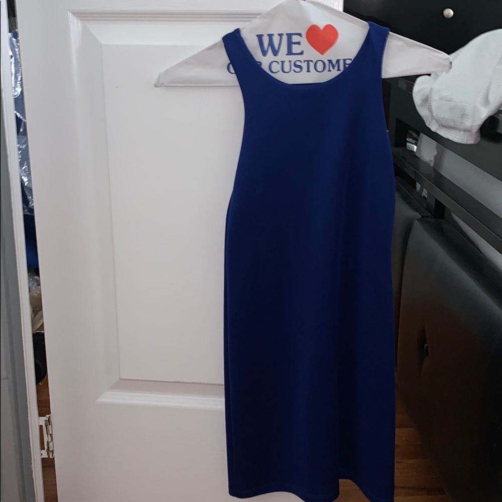 Blue dress